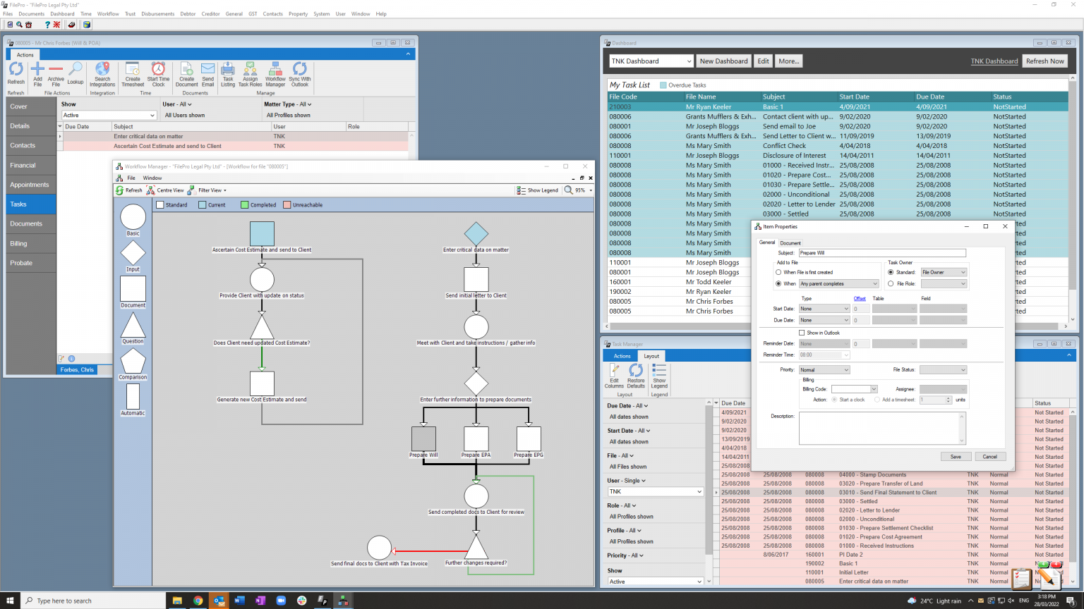 Software FilePro Legal Practice Management Software