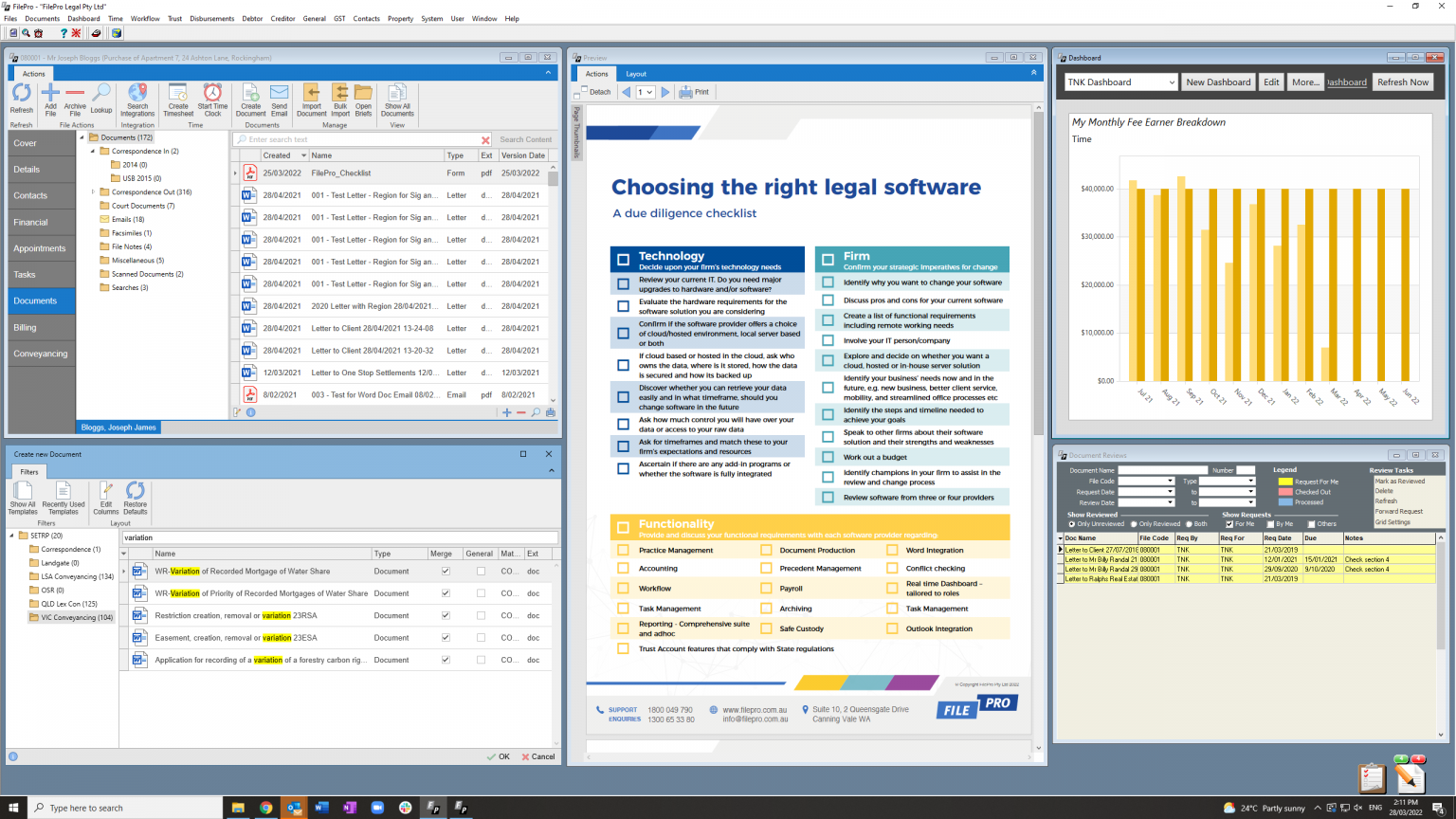 Legal Files Software - FilePro Legal Practice Management Software